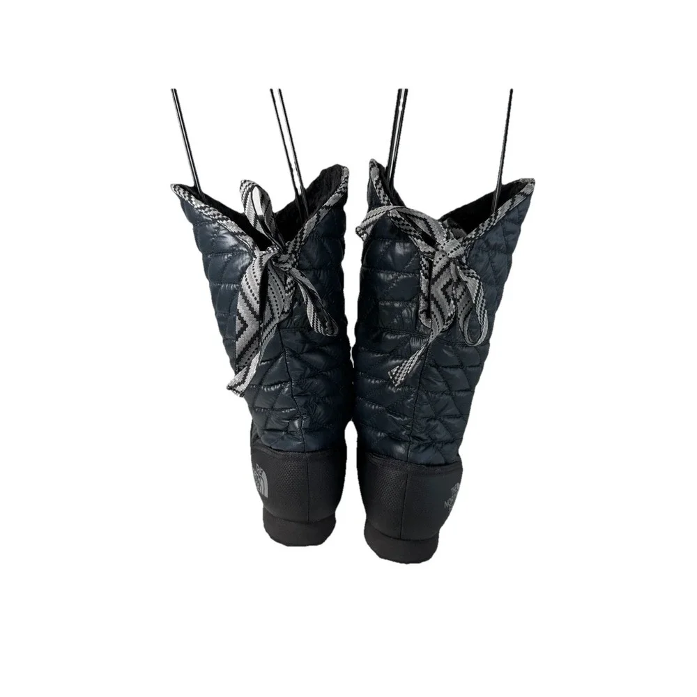 The North Face Warm Fleece Lined Winter Boots Black Women's Size 7 No‎ Box
